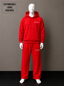 Conjunto de 2 piezas personalizado de alta calidad, 350GSM 400GSM 450GSM, unisex, de tejido técnico grueso, sudadera con capucha extragrande y pantalones deportivos para hombre - Product Image 4