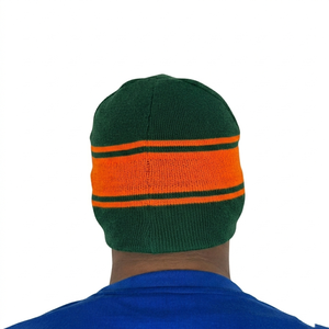 Casquettes en laine mélangée personnalisées avec logo OEM, service de fabrication sur mesure, respirantes, imperméables, ajustables, casquettes en jacquard pour hommes - Product Image 4