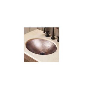 Lavabo Moderno de Cobre, Elegante Lavabo de Baño, Duradero, Acabado a Mano, para Interiores Contemporáneos - Product Image 6