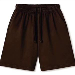 Pantalones Cortos Deportivos Casuales de Felpa Francesa para Hombre, Ecológicos, de Algodón Sólido, con Bolsillos, 2026 - Product Image 1