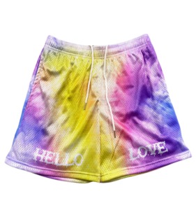 Custom Front <b>Pink</b> Solid Mesh <b>Men's</b> <b>Shorts</b> Breathable Drawstring Sublimation Printed Casual Sport Waterproof High Street Style - Product Image 6