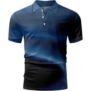 100% Polyester Comfortable Sublimated Polo Shirt for Men Customized GSM Uniform Polo Shirts - Product Image 4