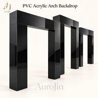 Support de Présentation Moderne en PVC Acrylique pour Arche de Mariage, Panneau Cannelé pour Fond de Scène, Idéal pour Événements et Fêtes