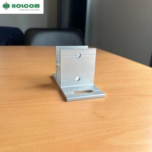 ระบบติดตั้งแผงโซลาร์เซลล์บนพื้นดินแบบรางอลูมิเนียมคุณภาพสูง พร้อมฝาครอบขาตั้ง  ผ่านกระบวนการชุบอโนไดซ์ ราคาโรงงาน สำหรับหลังคาเรียบ HOLCOM - Product Image 2