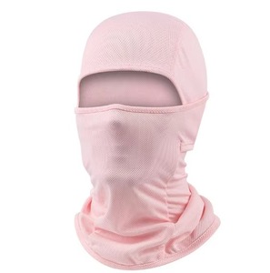 Pasamontañas Unisex Rosa a Cuadros para Exteriores, Cubre Rostro Completo, Adulto, 100% Poliéster, Bordado 3D, 48-50cm - Product Image 5