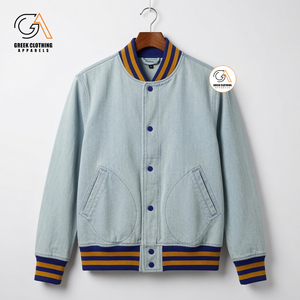 Omega Psi Purple Gold Heritage Eco-Friendly Breathable Varsity Jacket Color Blocking Hooded Fleece <b>Covered</b> <b>Button</b> Closure Winter - Product Image 4