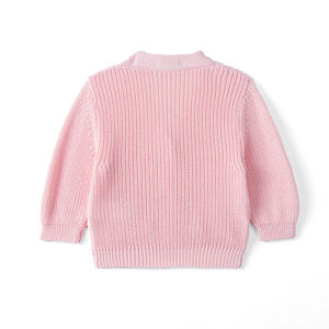Cárdigan de Punto para Bebé CRAZIGOODS al por Mayor, Cuello en V, Manga Larga, Unisex, Casual, Invierno, 100% Algodón, Capa Única, Ecológico - Product Image 2