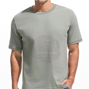 T-shirts pour hommes de haute qualité, en jersey de coton doux, légers, décontractés, surdimensionnés, respirants, à séchage rapide, unis, streetwear, pour tous les jours - Product Image 5