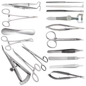Ensemble d'instruments chirurgicaux mineurs en acier inoxydable : pinces, ciseaux, porte-aiguilles, kit de pansement, instruments médicaux et chirurgicaux - Product Image 3