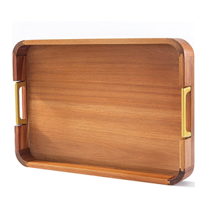 Plateau en bois d'acacia 11,8*6 pouces, plateaux de service rustiques en bois, planches ovales en vrac pour charcuterie, fromage, biscuits, fruits. - Product Image 4