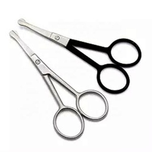 Nuevas Tijeras de Seguridad Afiladas, Curvas, de Acero Inoxidable, para Recortar el Vello de la Nariz y Cejas, Compactas, Pequeñas, de Viaje, para el Cuidado Facial, Mini, Seguras para Mascotas - Product Image 5
