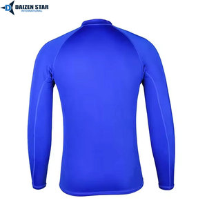Professional Full Sleeve UPF50+ UV Protection Quick Dry Rash Guard <b>Swim</b> Training <b>Top</b> for Surfing Eco-Friendly Athletic Shirt - Product Image 6