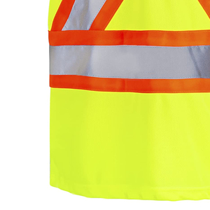 Camisetas de trabajo personalizadas al por mayor, de alta visibilidad, transpirables, de poliéster, para construcción de carreteras - Product Image 6