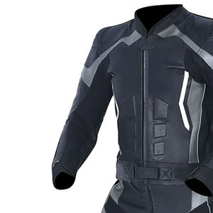 Premium Pakistan Made Motorbike Leather Suit Two Piece Custom Design Breathable <b>Waterproof</b> Full Sleeve Men Women Summer Winter - Product Image 5