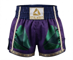 Pantalones Cortos de Muay Thai Stalwart, Diseño de Flor de Cerezo, Poliéster y Algodón, Secado Rápido, Ecológicos, Duraderos, para Todas las Estaciones, Artes Marciales - Product Image 4