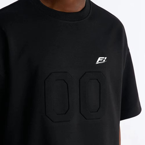 Camisetas de Hombre 100% Algodón con Logotipo Personalizado, Manga Corta, Cuello Redondo, Color Sólido, Ropa Urbana, Moda, Proveedor Mayorista, Estilo Americano - Product Image 3
