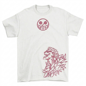 เสื้อยืดฮิปฮอปโอเวอร์ไซส์สไตล์สตรีทแวร์สำหรับผู้หญิงและผู้ชาย ผ้าเจอร์ซีย์คอตตอน 100% ปักลาย ระบายอากาศได้ดี ผ้าหนัก 200 กรัม - Product Image 2