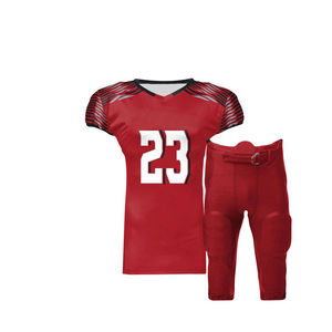 Ensemble Maillot et Short de Football Américain en Twill Haute Qualité pour Adulte 2026 – Personnalisable, Manches Courtes, Respirant, Séchage Rapide, Service OEM - Product Image 1