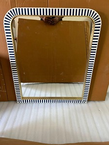 Minimal Design Vanity Mirror Ideal For Bathroom Use Sleek Look And Practical Daily Function Wall Mirror Handcrafted From India - Product Image 5