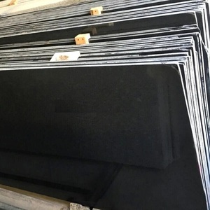 High Quality Glossy Black <b>Granite</b> Tile Slab Perfect for Modern Flooring Wall Panels Kitchen Countertops and Architectural Design - Product Image 1