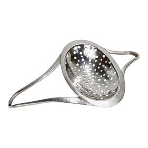 Silver <b>Tea</b> Strainer with Ornate Handle Polished Metal Mesh Filter Classic Design for Loose Leaf <b>Tea</b> - Product Image 4