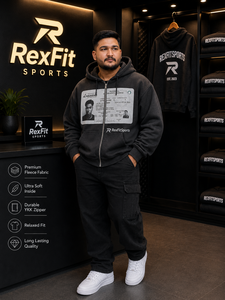 เสื้อฮู้ดซิปพรีเมียมลายกราฟิกใหม่ปี 2026 สไตล์ลำลองสตรีทแวร์ แจ็คเก็ตแบบสวมหัว สกรีนโลโก้ได้ ขายส่ง - Product Image 1
