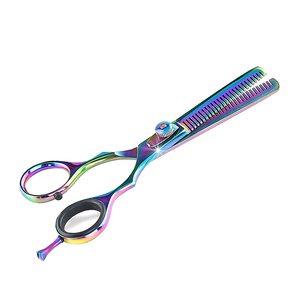 Ciseaux à effiler professionnels en acier inoxydable pour coiffure, manche ergonomique avec dents de précision pour salon de coiffure - Product Image 3