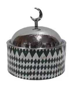 Cazuela de cerámica elegante con soporte de acero inoxidable, increíble servidor de comida caliente a precios muy asequibles. - Product Image 3