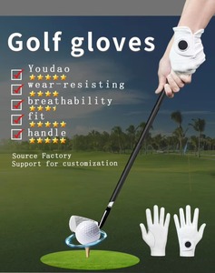 Gant de golf en cuir Cabretta d'Indonésie, respirant, doux, avec logo personnalisé OEM, couleurs personnalisées, accessoire pour homme et femme, professionnel - Product Image 4