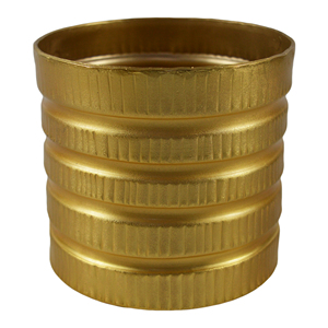 Modern Customized Eco-Friendly Metal Floor <b>Vase</b> with <b>Gold</b> Finish Hammered Design for Valentine's Day-Office & Living Room Decor - Product Image 4