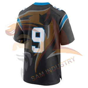 Maillot de football américain le plus vendu, 100% polyester, grande taille, antibactérien, séchage rapide, respirant - Product Image 2