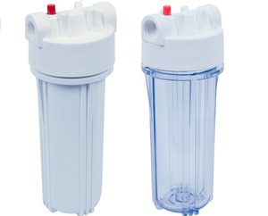 10-Inch Polypropylene <b>Water</b> <b>Filter</b> Housing Black Cap Pressure Release Device for Household Commercial Hotel Use 3/4-Inch BSP - Product Image 3