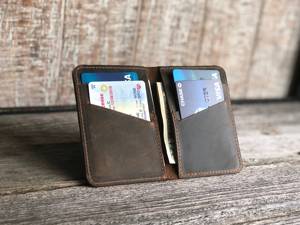 Genuine Leather Custom Logo <b>Card</b> Holder Luxury Slim RFID Credit <b>Card</b> Case Pocket Business <b>Card</b> <b>Wallet</b> LCH-0178 - Product Image 5
