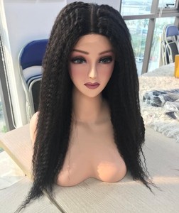 Extensions de cheveux vierges lisses crépus pour femmes noires Cheveux humains vietnamiens Trame de peau HD Lace Wig Teints de haute qualité - Product Image 3