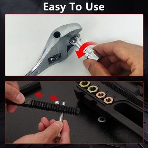 Kit di Riparazione Auto da 49 Pezzi, Include 24 Filiere per Filettatura e 22 Maschi per Filettatura, Set Riparatore di Filettature e Attrezzi per Riparazione - Product Image 5
