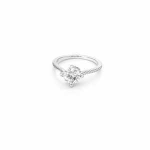 Anillo de Flores en Racimo para Mujer, Romántico, Elegante, Minimalista, Acabado Pulido, para Compromiso, Boda, Fiesta - Product Image 1