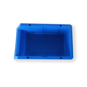 Contenedor de Almacenamiento Apilable de Plástico PP Azul, Contenedor Rectangular para Piezas de Almacén Industrial, Contenedor de Recogida, Suministro de Fábrica OEM - Product Image 6