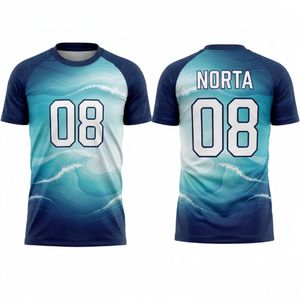 Camiseta de Fútbol con Sublimación de Mármol Abstracto, Impresión Digital Completa, Secado Rápido, Uniforme de Equipo para Hombre, Top de Entrenamiento - Product Image 6
