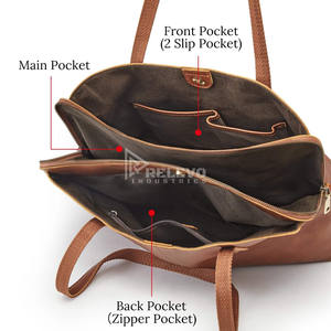 Bolso de Mano de Cuero de Diseño de Lujo RELEVO INDUSTRIES, Nueva Moda 2026, Bolso de Hombro para Mujer, 30-40L - Product Image 6