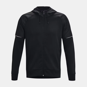 Men's Black Slim Fit Moisture Wicking Athletic Pants <b>Elastic</b> Waist Solid Color All Seasons Polyester Sport Wear - Product Image 3