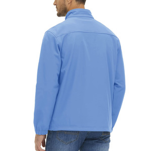 2025 New Arrival <b>Canvas</b> Softshell <b>Jacket</b> <b>for</b> <b>Men</b> Custom Made Hooded Stand Collar Waterproof Lightweight Autumn Wear - Product Image 1