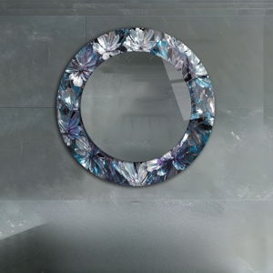 <b>Round</b> <b>Mirror</b> Wall Decor <b>for</b> <b>Bathroom</b> Glass Wall Decor <b>for</b> Entryway Living Room <b>Mirror</b> Decor From REHMAN CRAFT - Product Image 6