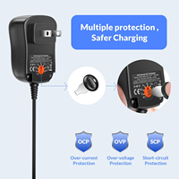 Adaptateur secteur universel 12W, alimentation 3V-12V, tension réglable, cordon d'alimentation de remplacement pour routeur, haut-parleur, caméra CCTV, téléphone