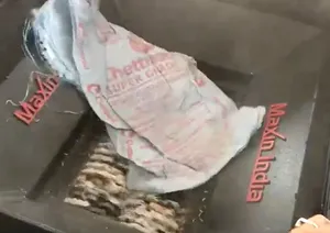 Broyeur de sacs de ciment à double arbre semi-automatique haute capacité très demandé - Product Image 3