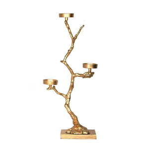 Support de bougie vintage en métal, décoration d'intérieur, centre de table de mariage, bougeoir rustique pour salle à manger, ensemble de décoration style ferme - Product Image 3
