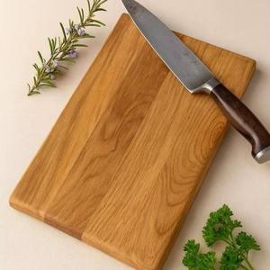 Planche à découper et plateau de service en bambou MS Handicraft, forme rectangulaire durable, épaisseur 12 mm, compatible lave-vaisselle, modèle Ms-wc-001 - Product Image 1