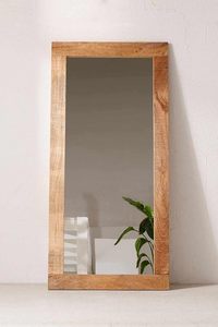 Wooden Full Length Wall <b>Mirror</b> <b>Rectangular</b> Framed Floor Standing Dressing <b>Mirror</b> Eco-Friendly Modern Back School Decorative - Product Image 2