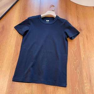 100% Cotton <b>Women's</b> High Quality <b>Plain</b> Short Sleeve Summer Casual Regular Fit Breathable Quick Dry <b>White</b> <b>T</b>-<b>Shirt</b> - Product Image 5