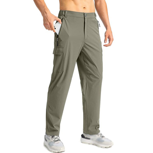 Personalized Logo Printing Men's Clothing Travel Pants Design Your Own Style Adjustable Waist Traveling Trousers Pants For Men - Product Image 6