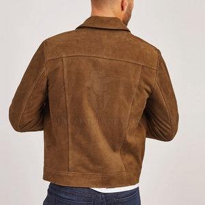 Premium Quality Outerwear Winter <b>Suede</b> Leather <b>Jacket</b> Soft Touch Material Tailored Fit Perfect For Casual Wear And Seasonal Use - Product Image 2